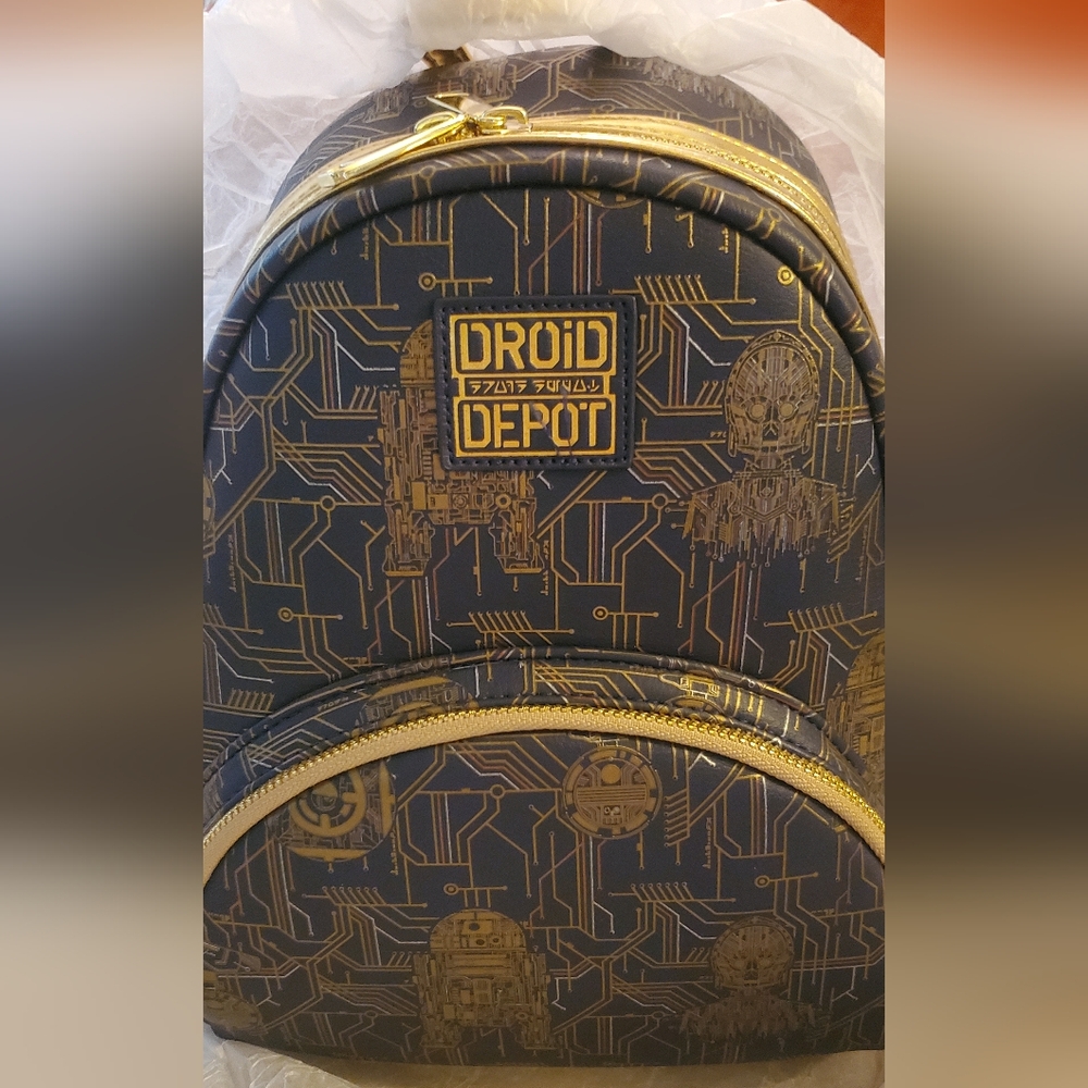 Star Wars Droid Depot Mini Backpack NWT